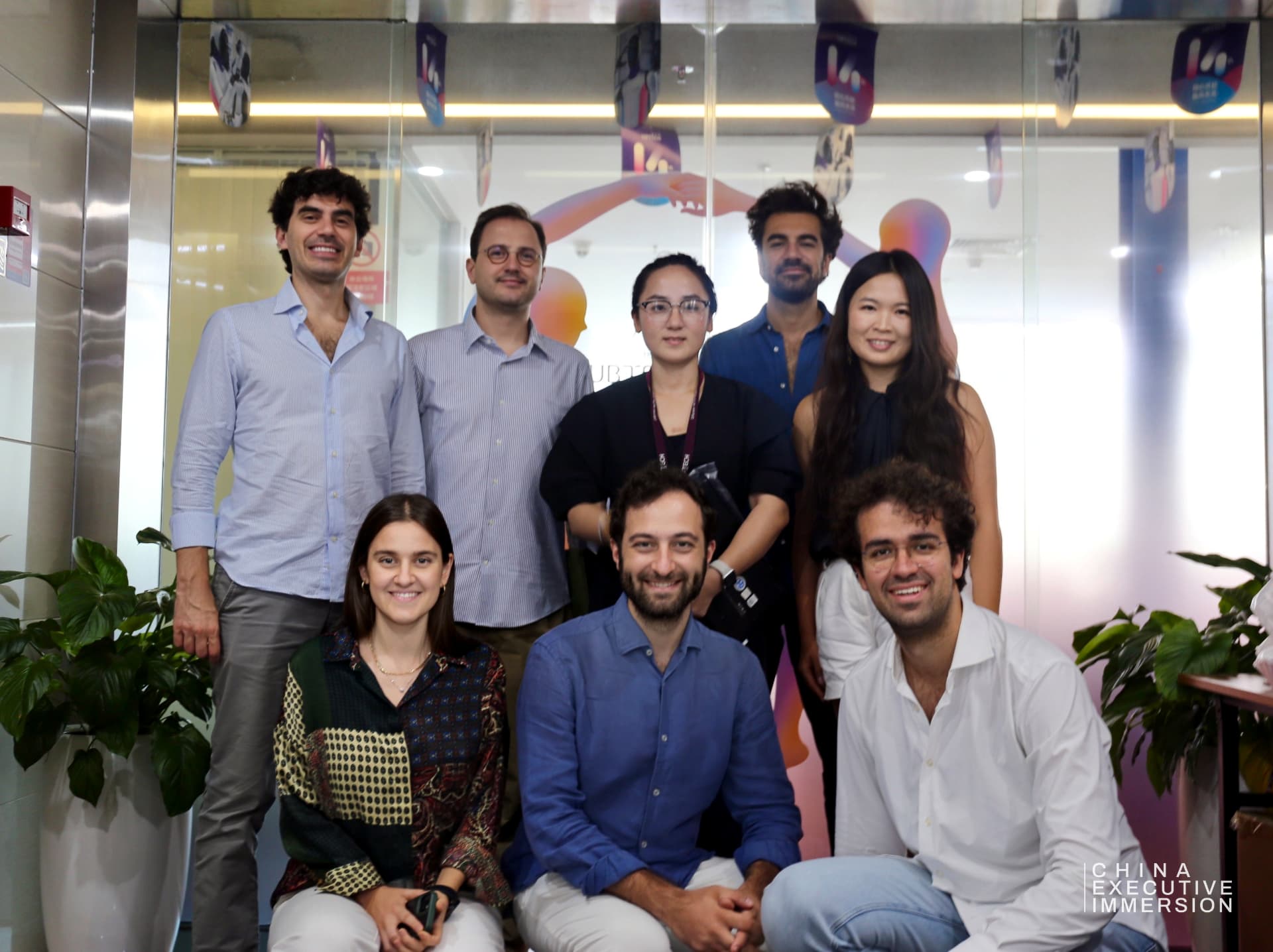 The cohort — the delegation between meetings — Shenzhen