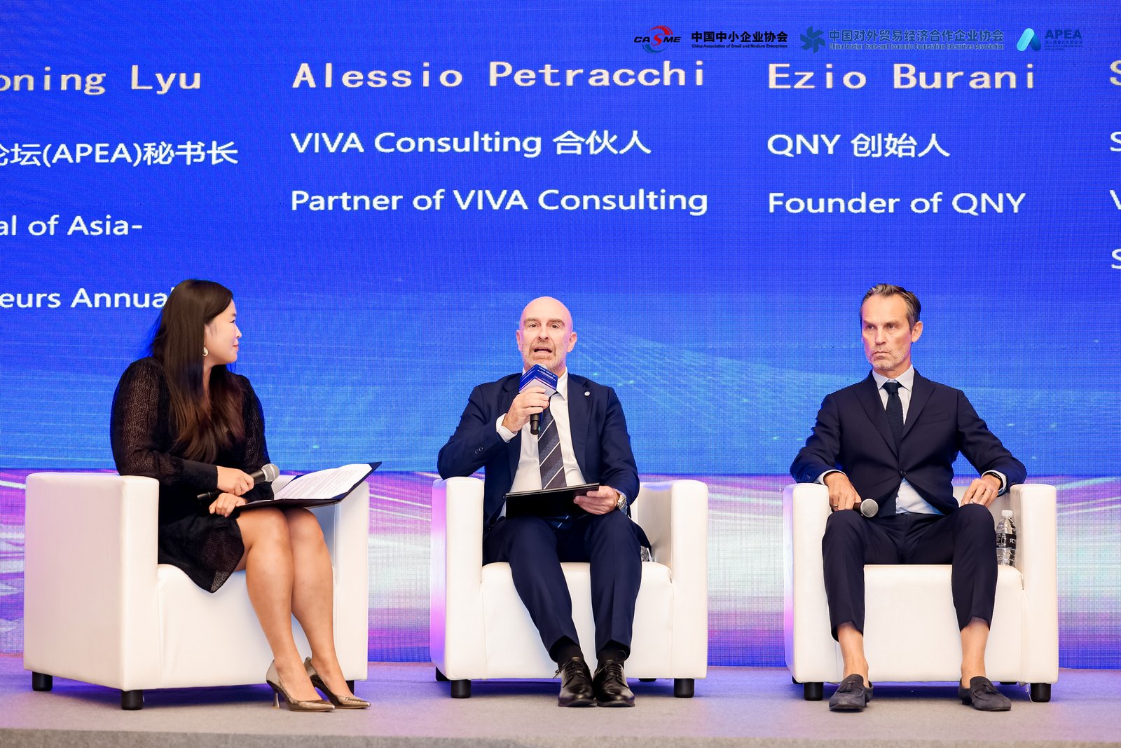 Asia-Pacific Economic and Trade Cooperation Forum — moderated exchange between European and Asian executives — China