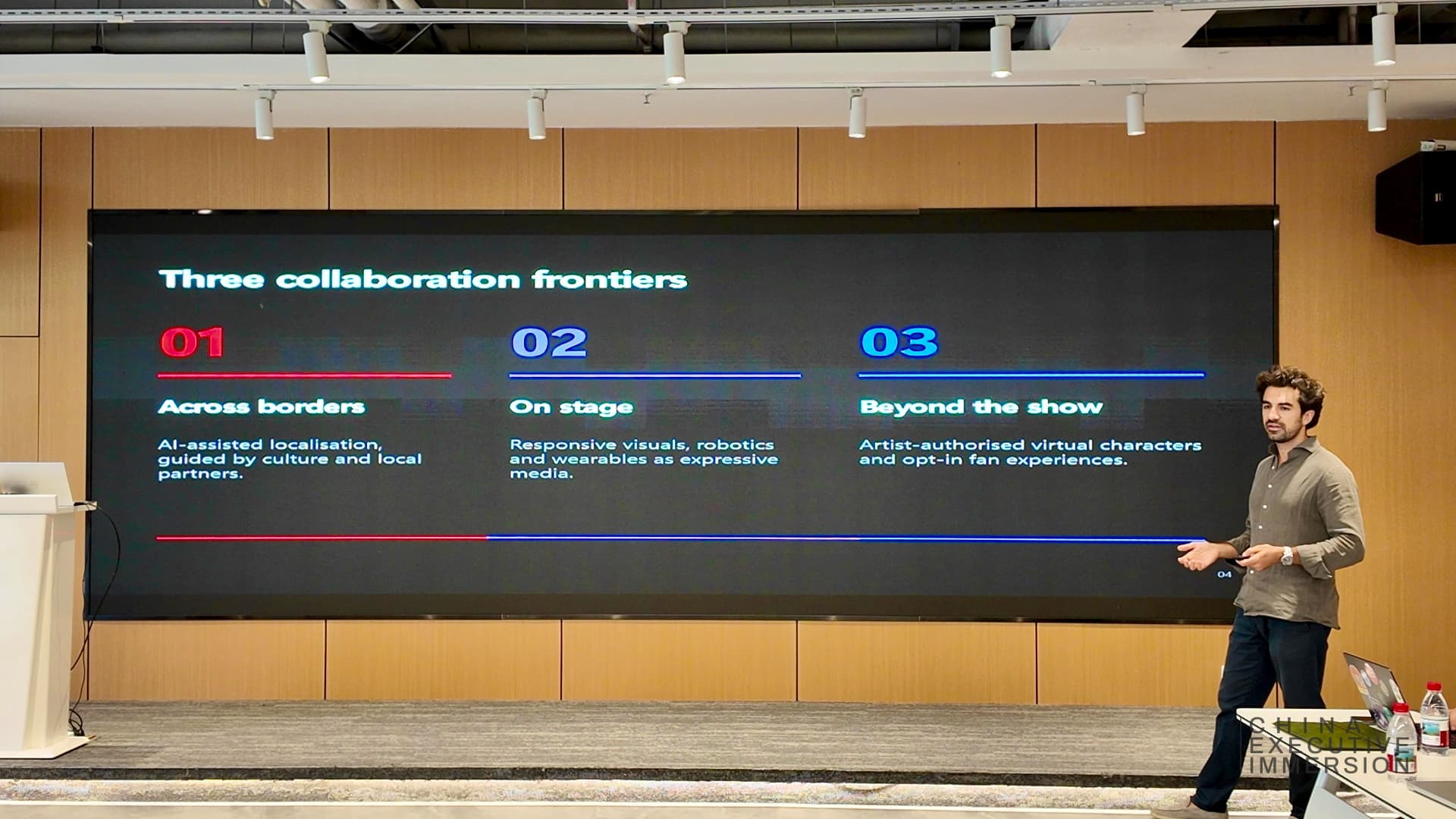 Joint session — three collaboration frontiers framed for a Chinese audience — Shenzhen